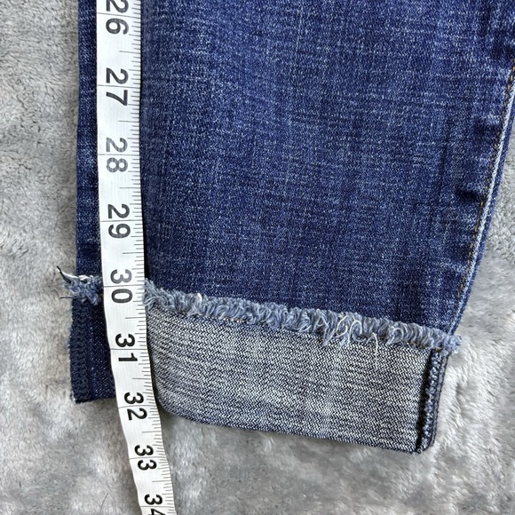 Kut From The Kloth Amy Crop Jeans Womens 6 Straight Leg Stretch Denim Roll Cuff - Picture 12 of 16